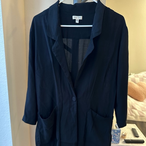 Silence+Noise blazer with single button and 3/4 sleeves - Picture 1 of 3
